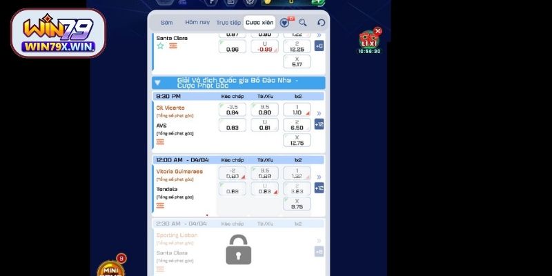 Hướng dẫn tham gia cá cược Thể thao tại Win79